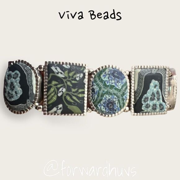 Viva Beads | Polymer Clay Hand Made Beads | Stretch Bracelet - Picture 8 of 10